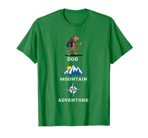 Mountain Adventure Pitbull Hiking Camping Outdoor Gift Shirt