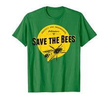 Load image into Gallery viewer, Save the Bees T-Shirt - Save Our Endangered Pollinators Tee
