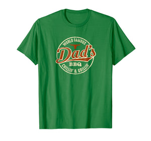 Mens Vintage Dad's BBQ Chilling and Grilling T-Shirt
