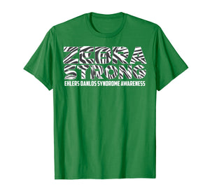 Cute Zebra Strong Ehlers Danlos Syndrome Awareness Tee Gift