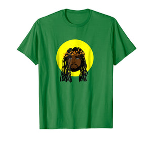 Black Jesus Locs African American Religious T-Shirt
