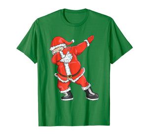 Dabbing Santa T-Shirt - Funny Santa Claus Christmas Tshirt