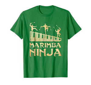 Marimba Ninja - Percussion Marching Band T-shirt