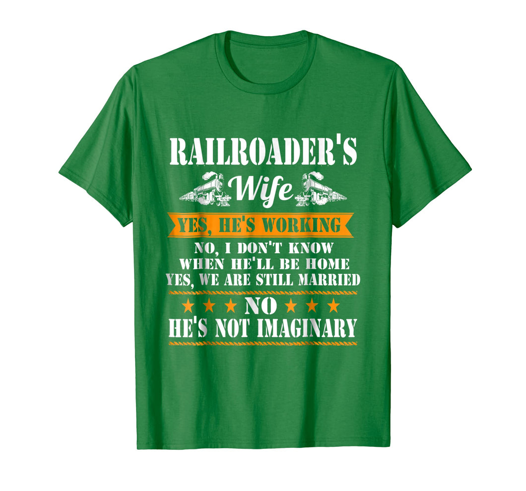 Railroad Wife Funny Tee: Cute Railroad Wife T-Shirt