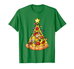 Christmas shirts for Men Boys Pizza Xmas Tree Crustmas Gifts