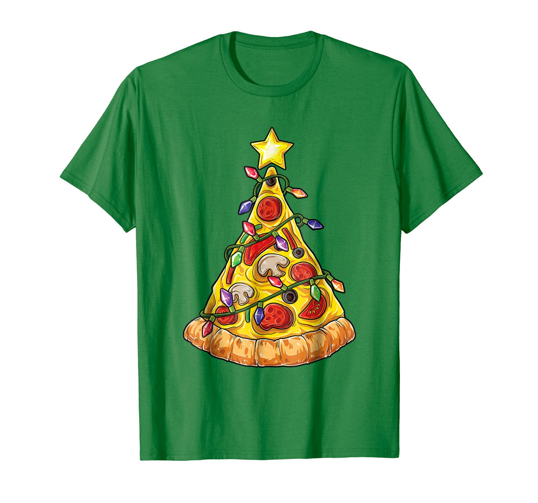 Christmas shirts for Men Boys Pizza Xmas Tree Crustmas Gifts