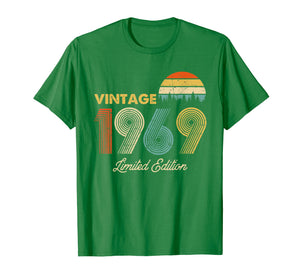 Made in 1969 - Shirt - Vintage 1969 50th Birthday Gift T-Shirt