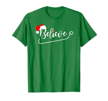 Load image into Gallery viewer, Christmas Santa Believe Xmas Christmas July Holiday Funny T-Shirt
