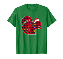 Load image into Gallery viewer, Christmas Red Plaid Buffalo Squirrel Xmas Pajamas Family T-Shirt
