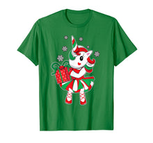 Load image into Gallery viewer, Christmas Unicorn Fun Girls Kids Snowflake Holiday Xmas Gift T-Shirt
