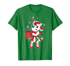 Christmas Unicorn Fun Girls Kids Snowflake Holiday Xmas Gift T-Shirt