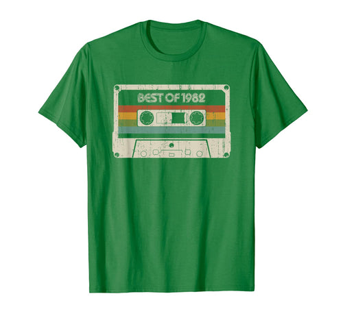 Vintage Best of 1982 37th Birthday Cassette T-Shirt