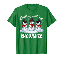 Load image into Gallery viewer, Chillin With My Snowmies Funny Pajama Christmas Xmas Gift T-Shirt
