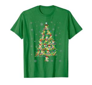 Cute Frog Christmas Tree gift decor Xmas tree T-Shirt