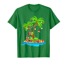 Load image into Gallery viewer, Christmas Palm Tree Tropical Xmas Coconut Lights Pajama T-Shirt
