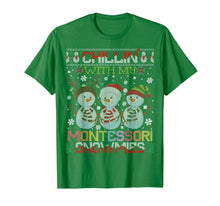 Load image into Gallery viewer, Cute Chillin With My Snowmies Montessori Teacher Xmas T-Shirt
