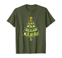 Load image into Gallery viewer, Cute Frog Christmas Tree Gift Decor Xmas Tree T-Shirt

