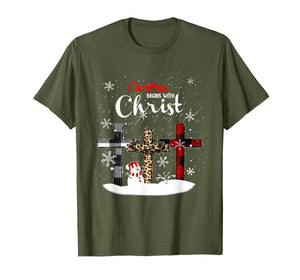 Christmas Begins With Christ Costume Xmas Gifts T-Shirt
