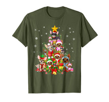Load image into Gallery viewer, Chihuahua Christmas Tree T Shirt Xmas Gift For Chihuahua Dog T-Shirt
