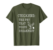 Load image into Gallery viewer, Farming Chicken Poop T-Shirt | Funny Saying Sarcastic Tee
