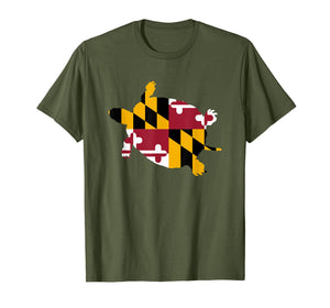 Maryland Diamondback Terrapin Flag Design