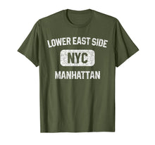 Load image into Gallery viewer, Lower East Side T Shirt - Gym Style Distressed White Print
