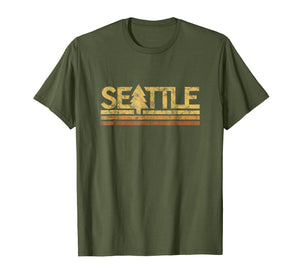 Retro Vintage Seattle Washington T-Shirt
