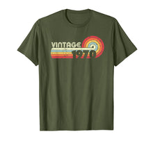 Load image into Gallery viewer, 1970 Vintage T Shirt, Birthday Gift Tee. Retro Style Shirt.
