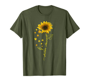 Autism Awareness Sunflower Shirt Gift