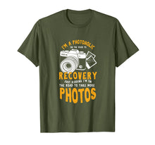 Load image into Gallery viewer, A Photoholic Road To Recovery Funny Photographer T-Shirt
