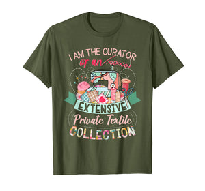 i am the curator of an extensive private textile collection