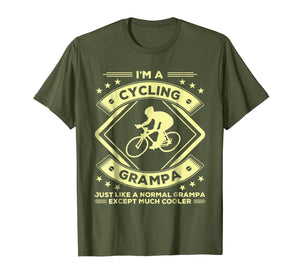 Cycling Grampa shirt Funny Cycler gifts Grandpa tshirt