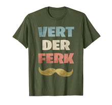 Load image into Gallery viewer, Meme Cooking T-Shirt Vert Der Ferk Chef Mustache
