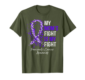 My Mom's Fight Is My Fight Pancreatic Cancer Awareness Gifts T-Shirt