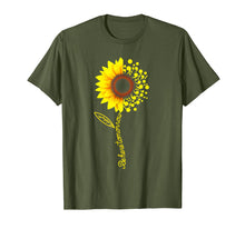 Load image into Gallery viewer, Be Here Tomorrow Sunflower Semicolons T Shirt
