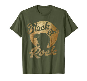 Black Girls Rock T-Shirt For Strong Afro Women Who Rock