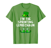 Load image into Gallery viewer, Sprinting Leprechaun T-shirt St Patrick&#39;s Day Sprinter Tee
