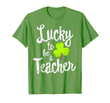 Load image into Gallery viewer, Lucky To Be A Teacher St. Patrick&#39;s Day T-Shirt School Gift
