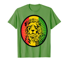 Load image into Gallery viewer, Marley Lion Rasta Dreadlocks profile t-shirt
