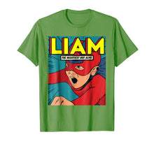 Load image into Gallery viewer, Liam the Superhero I Birthday Fighter I Superhero T-Shirt
