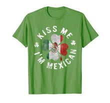 Load image into Gallery viewer, Kiss Me I&#39;m Mexican T-Shirt St Patrick&#39;s Day Mexico Gift

