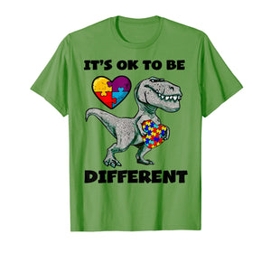 Autism Awareness Shirts Dinosaur Puzzle T Shirt