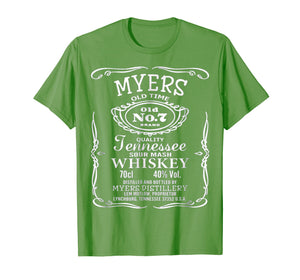 Myers Classic Whiskey Logo Tshirt