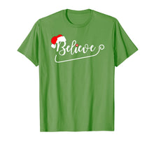 Load image into Gallery viewer, Christmas Santa Believe Xmas Christmas July Holiday Funny T-Shirt
