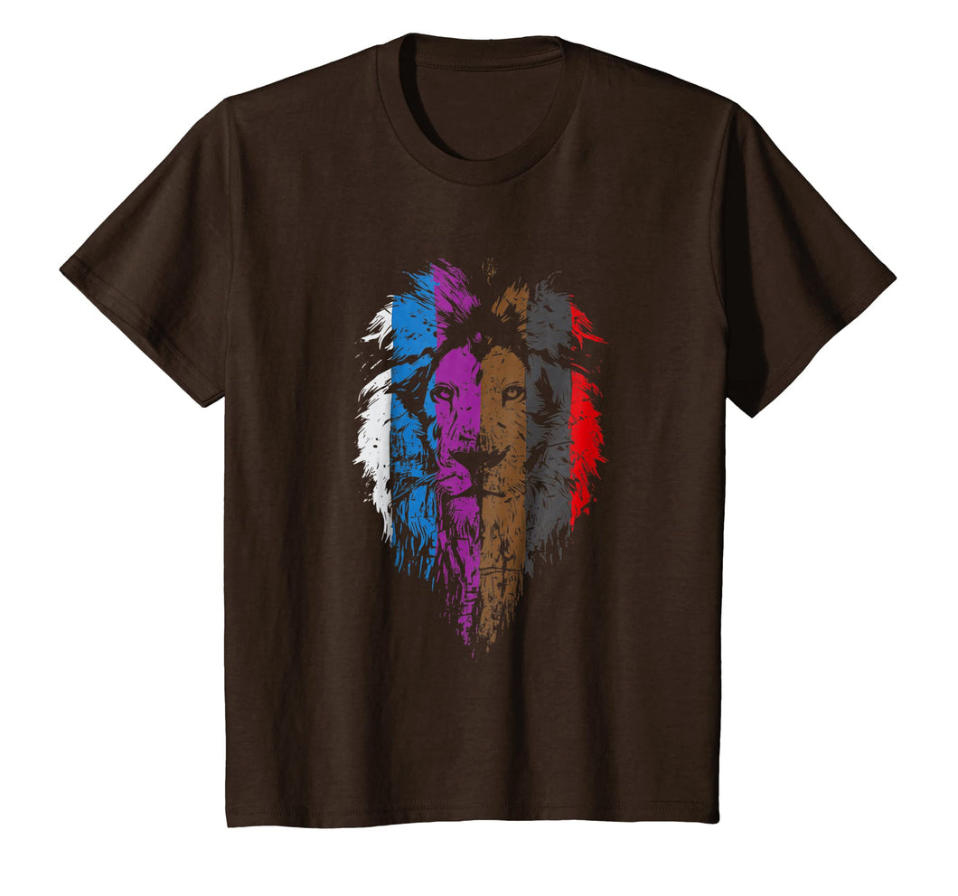 BJJ Belt Rank Lion Face Shirt for Jiu Jitsu
