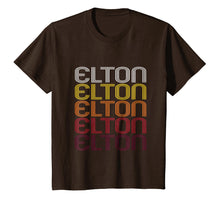 Load image into Gallery viewer, Elton Retro Wordmark Pattern - Vintage Style T-shirt
