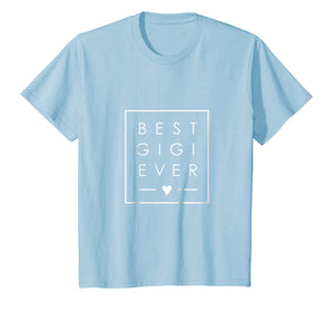 Best Gigi Ever tshirt Grandma love minimalist square design