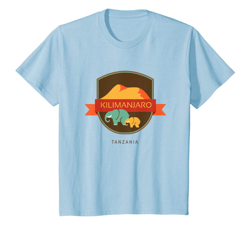Vintage Stamp Tshirt I Love KILIMANJARO Travel Wanderlust