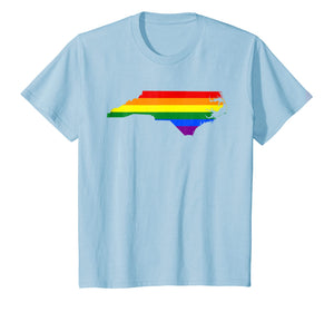 North Carolina Rainbow Flag T-Shirt