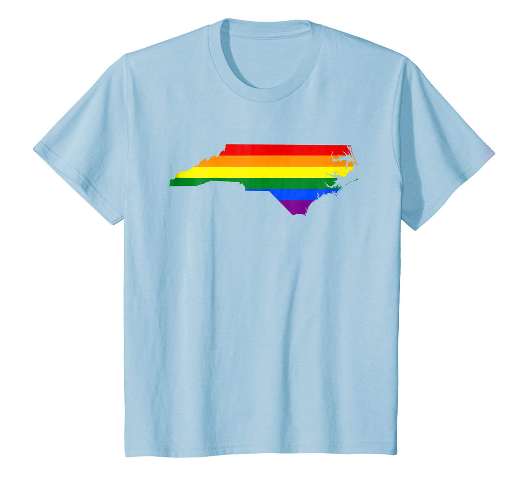 North Carolina Rainbow Flag T-Shirt
